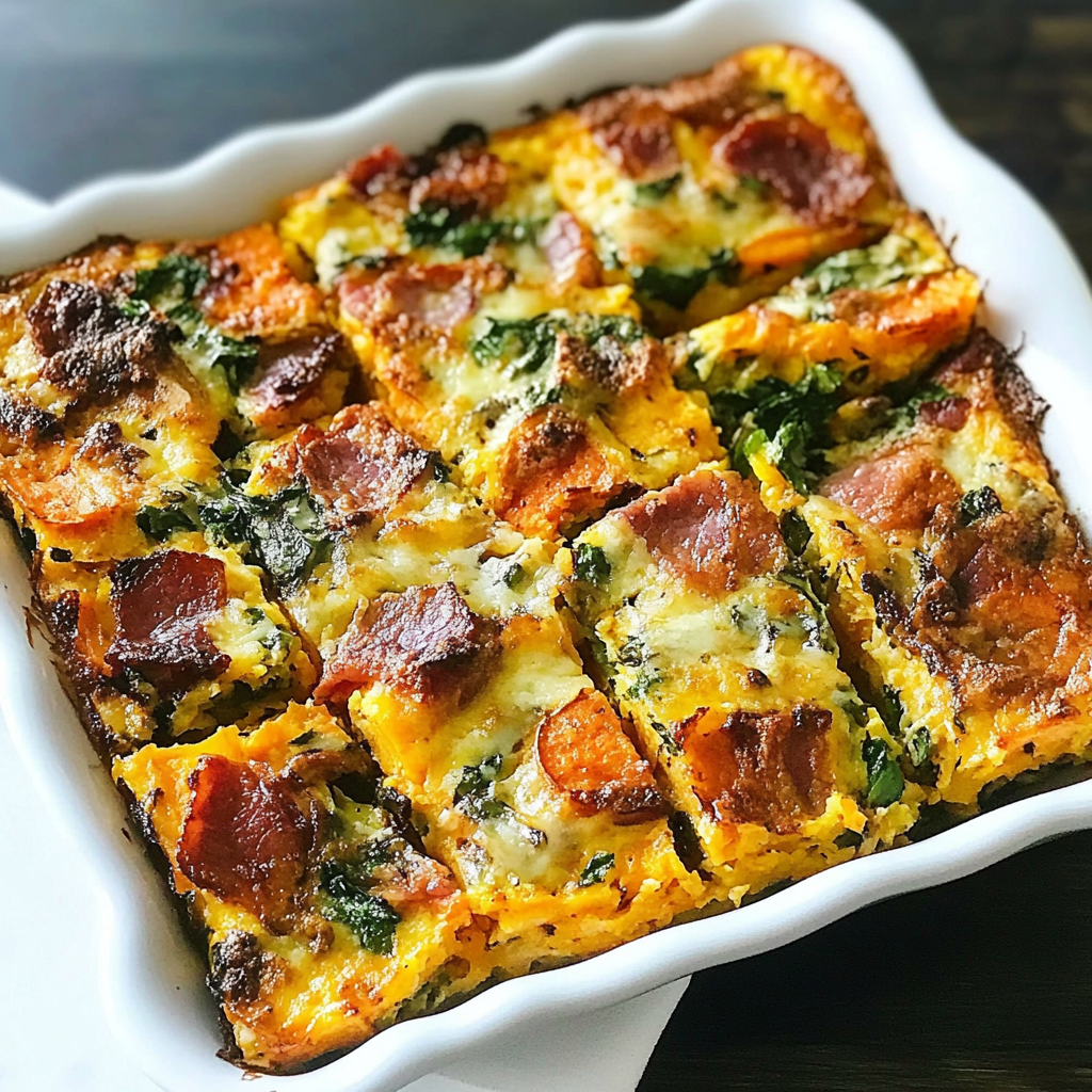 Healthy Sweet Potato and Bacon Breakfast Casserole A Nutritious and Delicious Start to Your Day