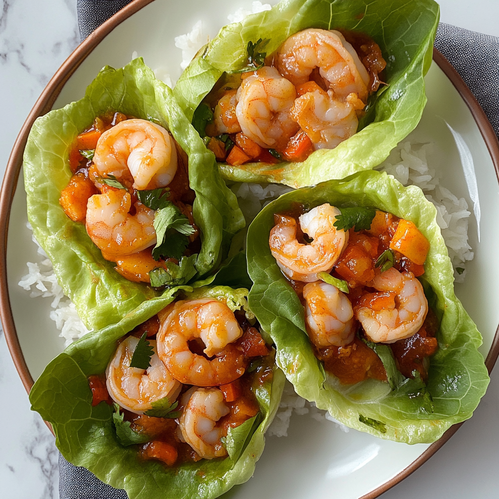 Shrimp Lettuce Wraps A Fresh, Healthy, and Flavor-Packed Delight