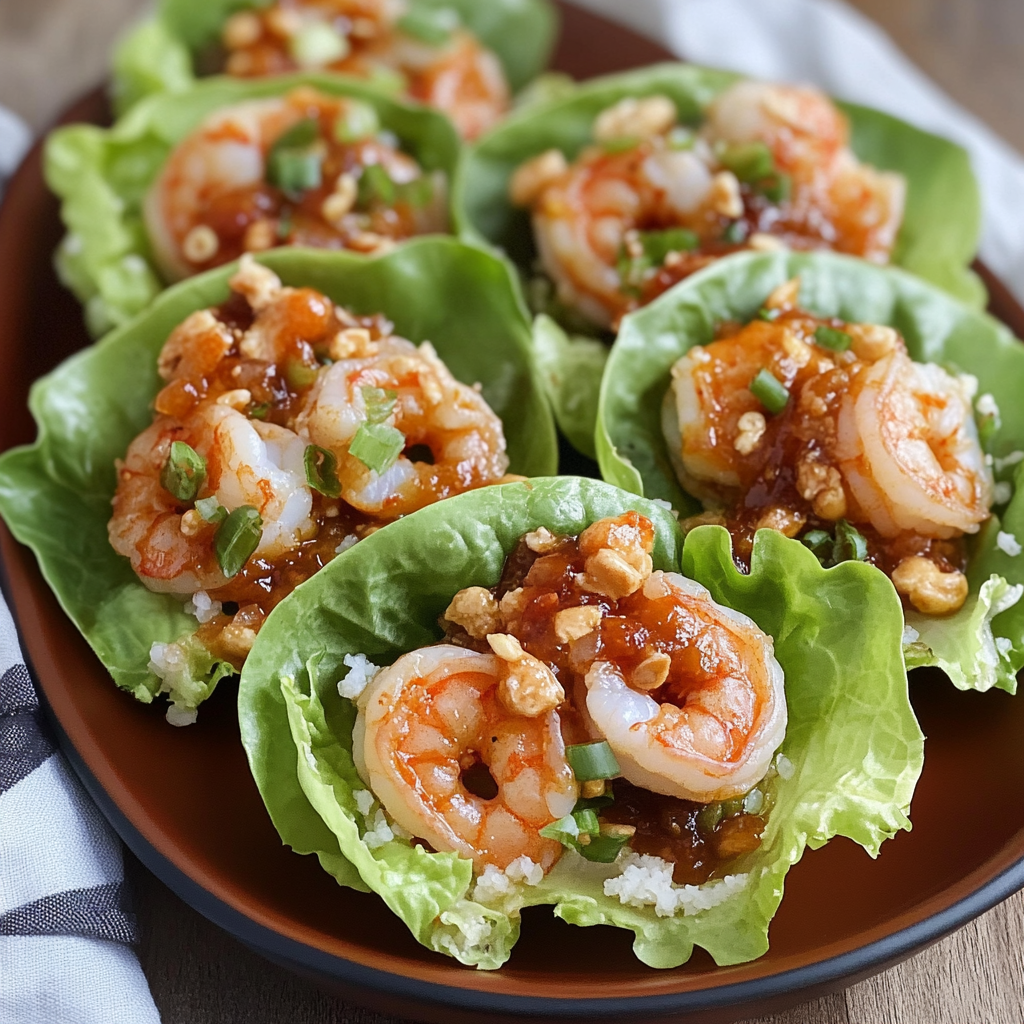 Shrimp Lettuce Wraps A Fresh, Healthy, and Flavor-Packed Delight