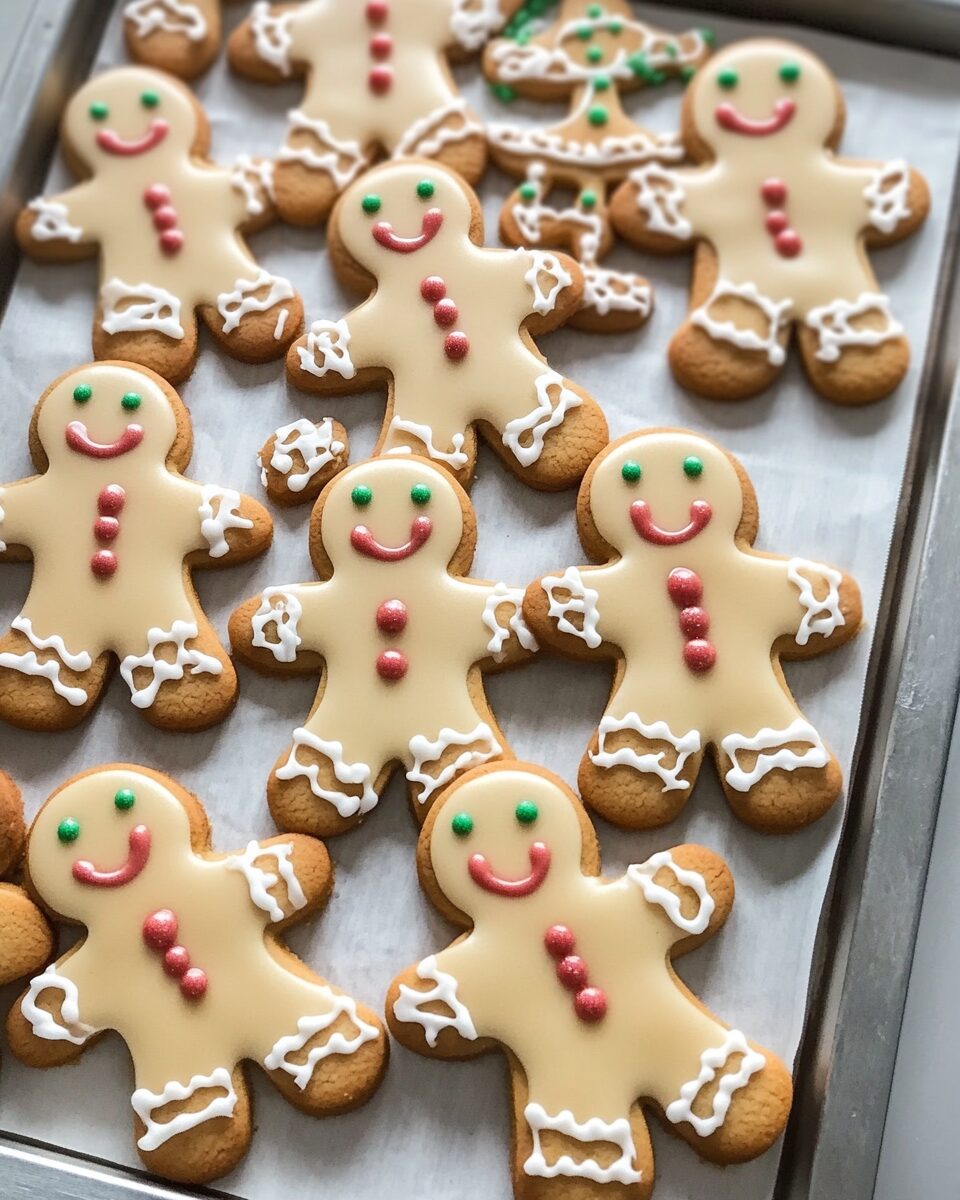 Gingerbread Men Sugar Cookies