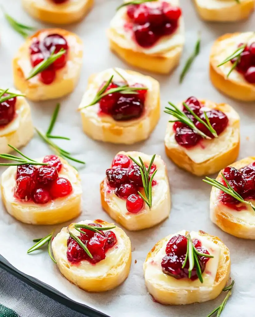 Cranberry Brie Bites