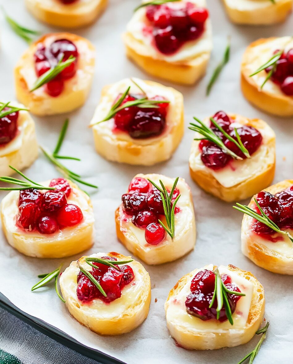 Cranberry Brie Bites