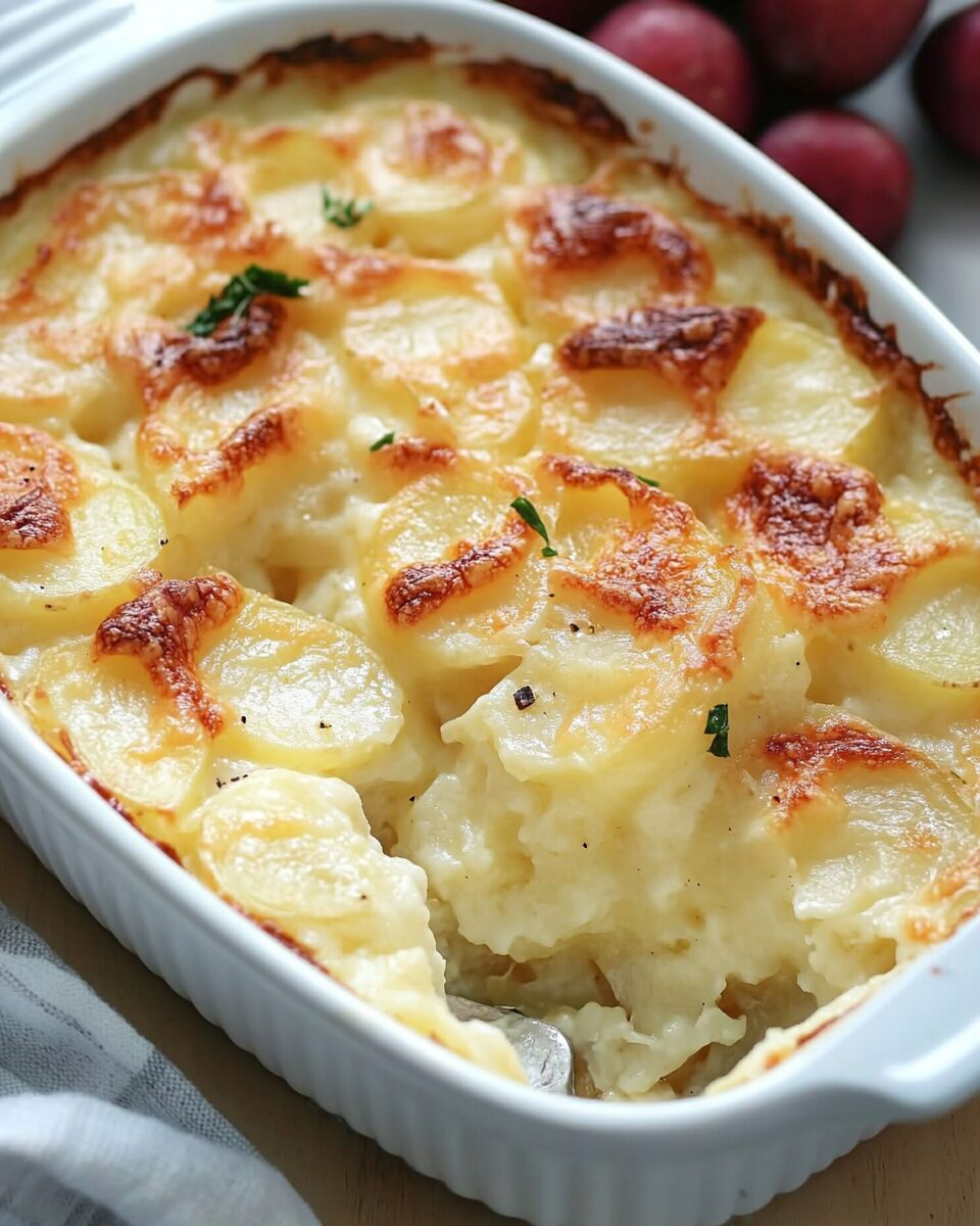 Easy Cheesy Scalloped Potatoes