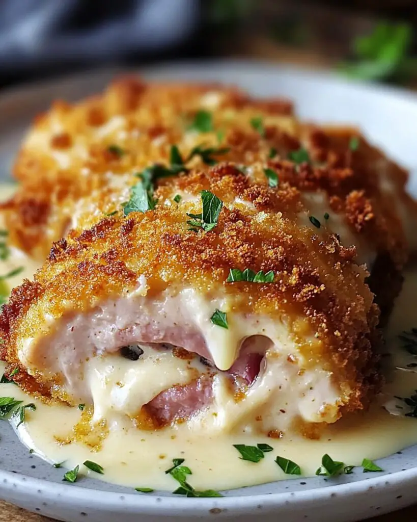 Crispy, Creamy Chicken Cordon Bleu