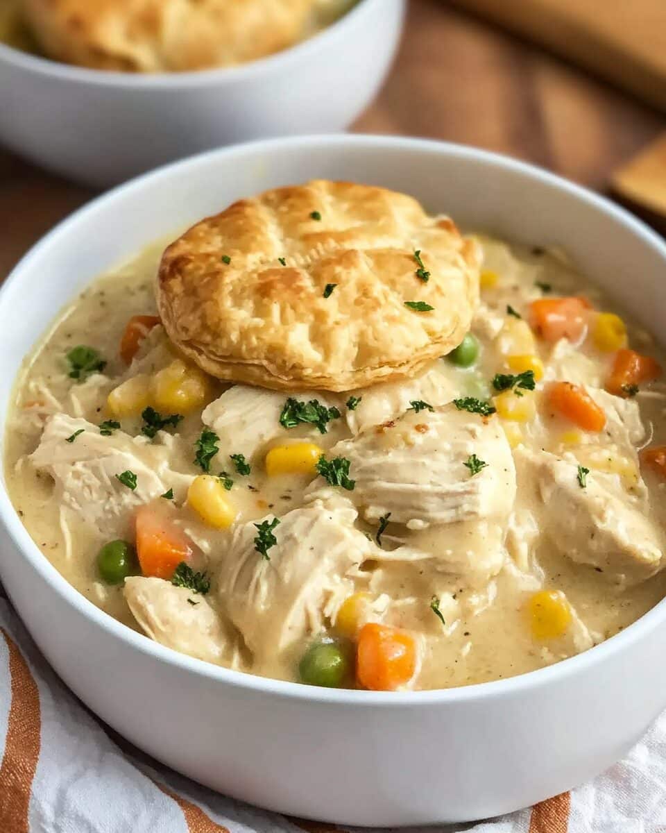 Crock Pot Chicken Pot Pie