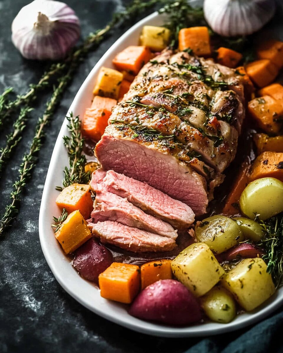 Pork Loin Roast with Vegetables