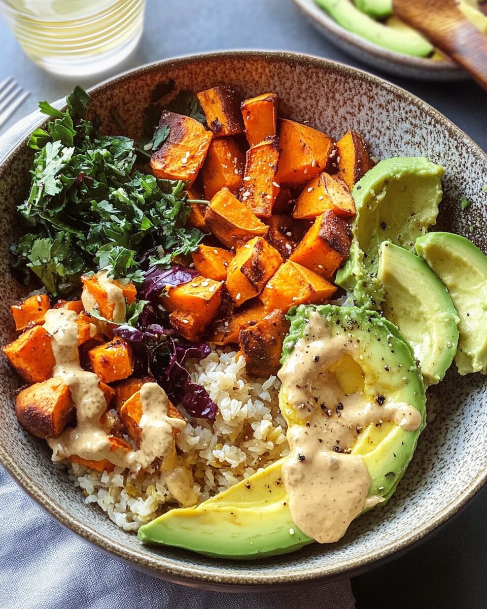 Sweet Potato Vegan Buddha Bowl Recipe