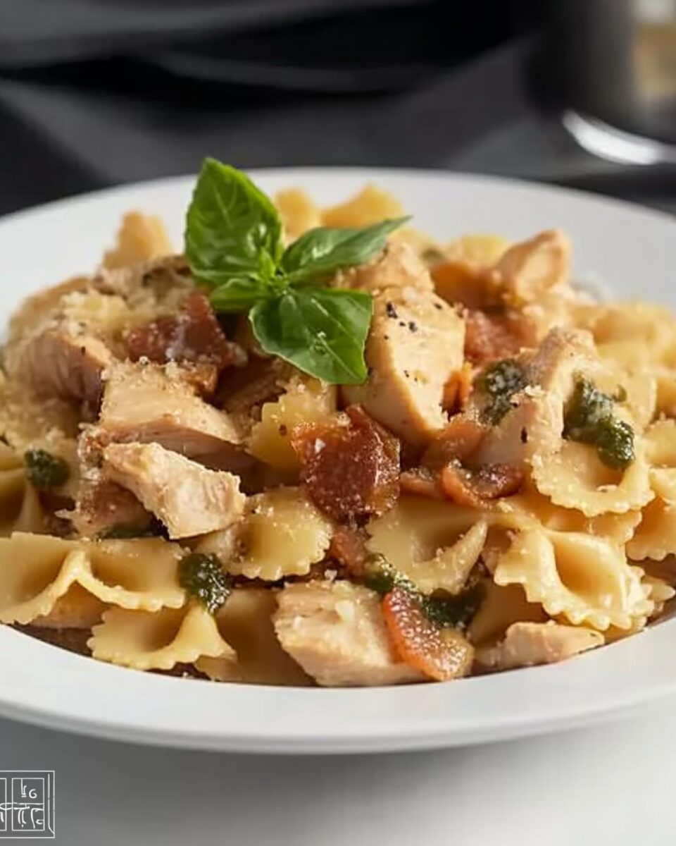 Cheesecake Factory's Farfalle With Chicken and Roasted Garlic