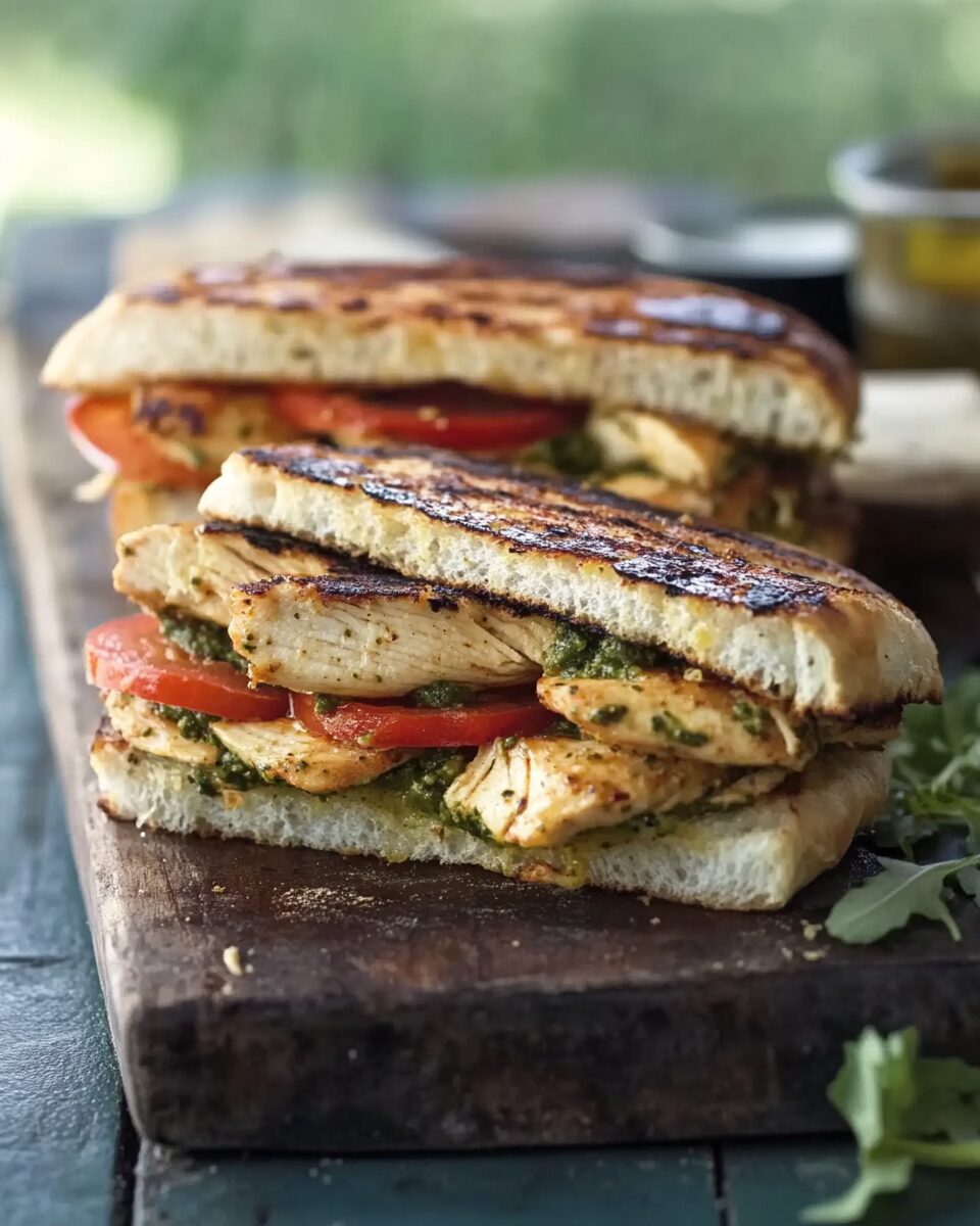 Pesto Chicken Sandwiches