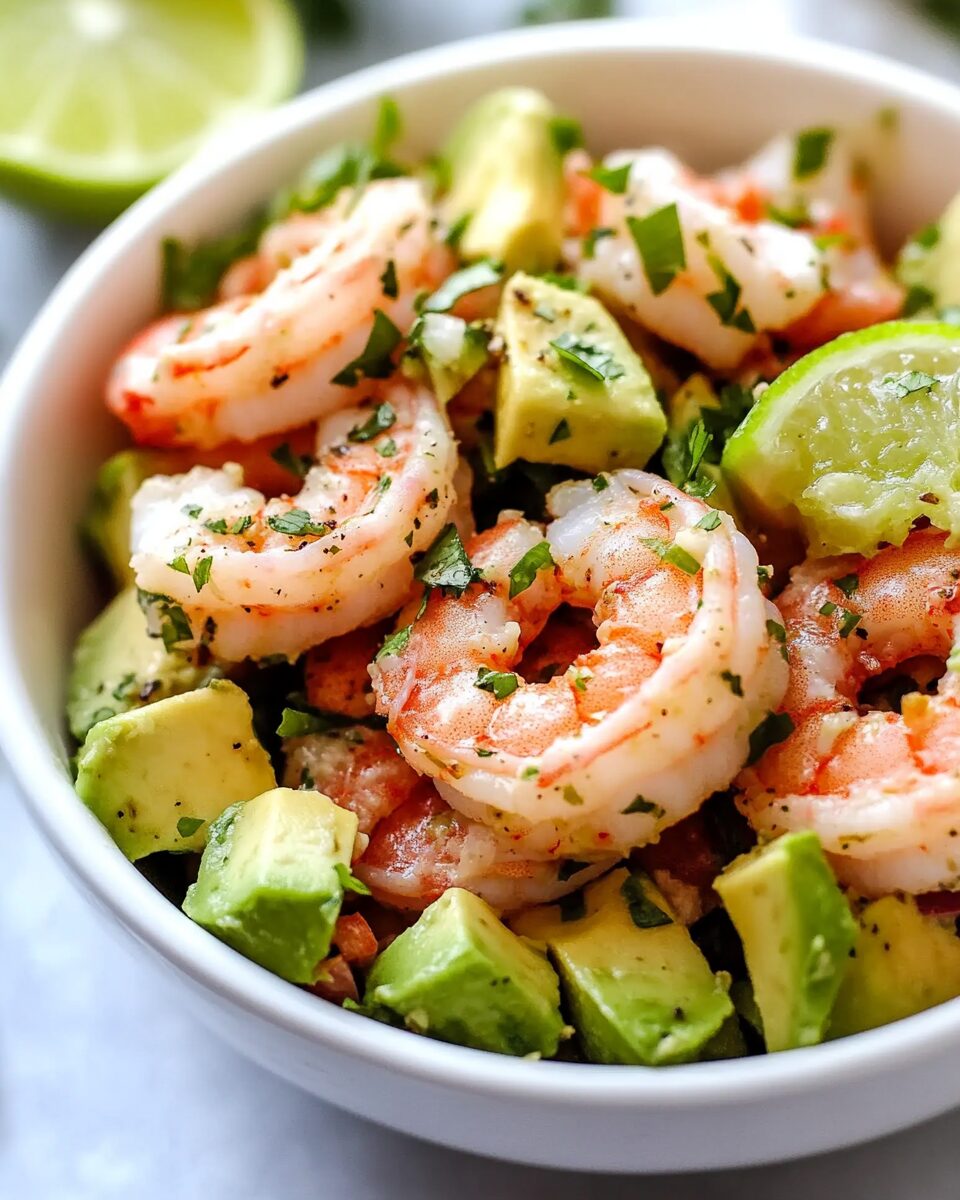 Zesty Lime Shrimp and Avocado Salad