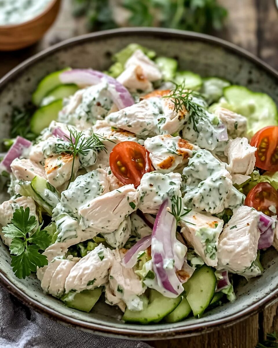 Tzatziki Chicken Salad