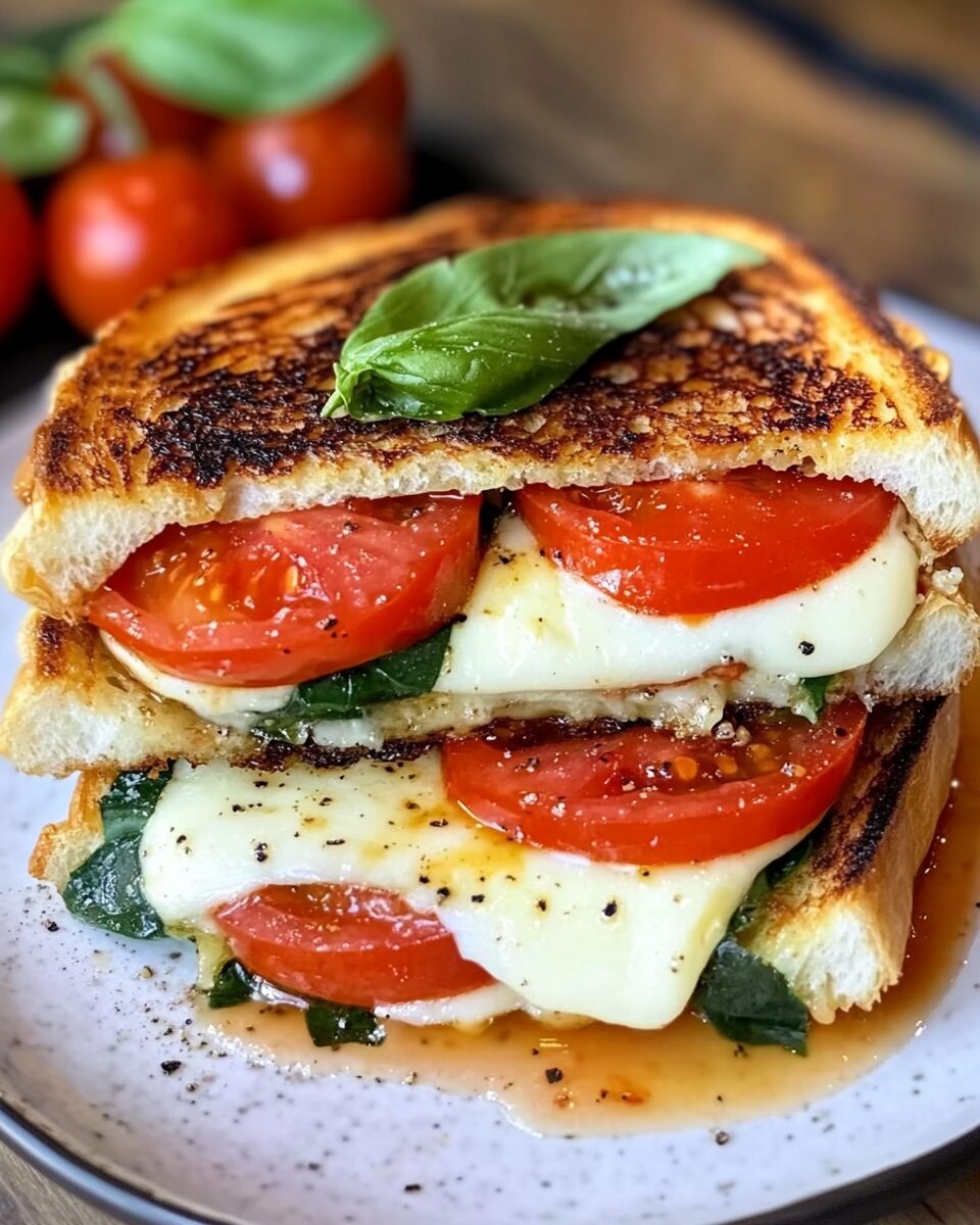 Caprese Grilled Cheese