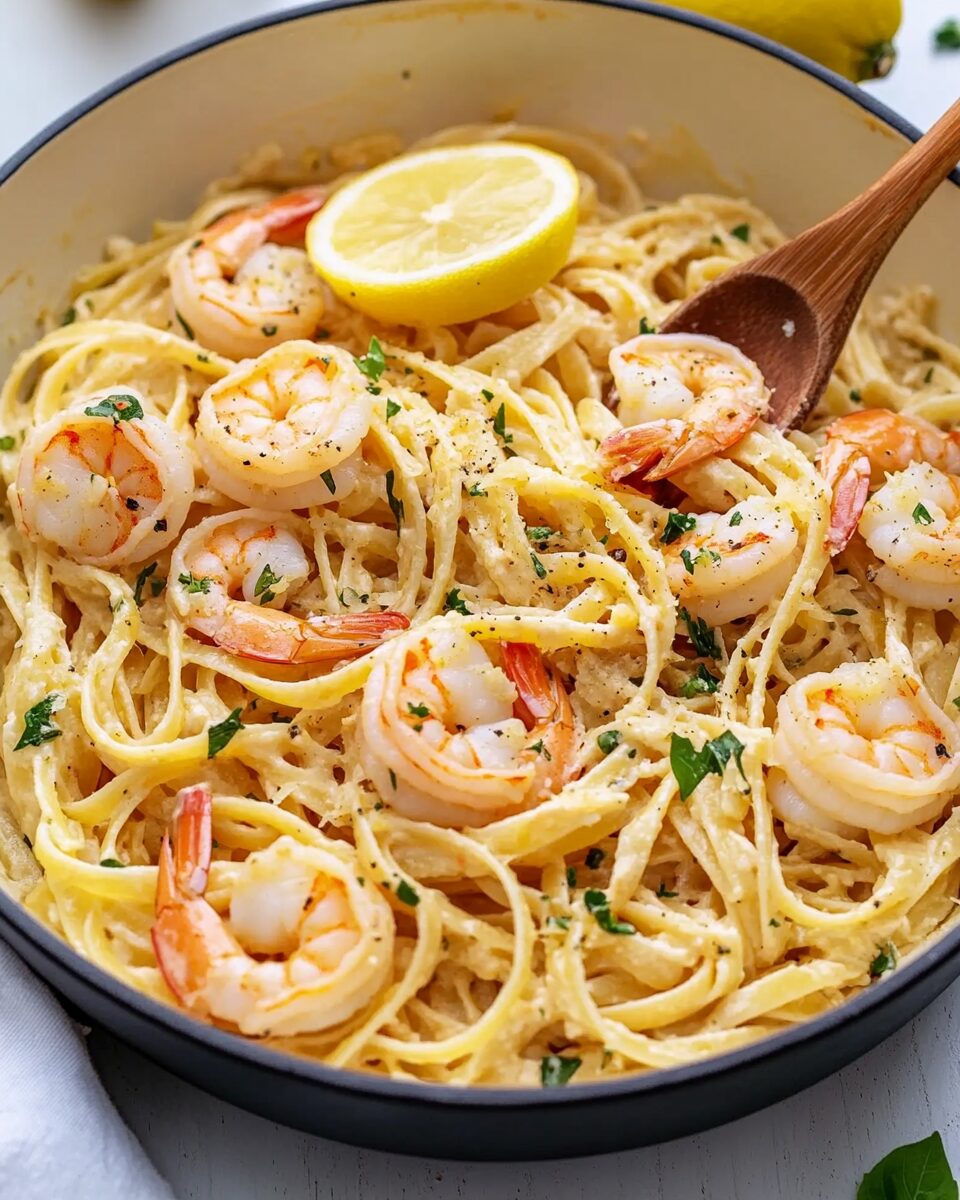 Lemon Shrimp Pasta