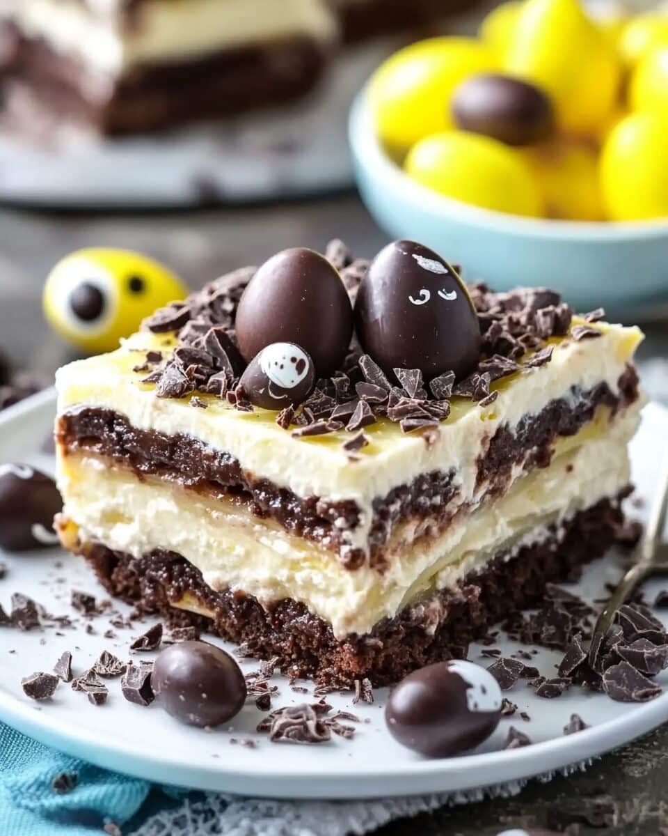 Easter Chocolate Lasagna
