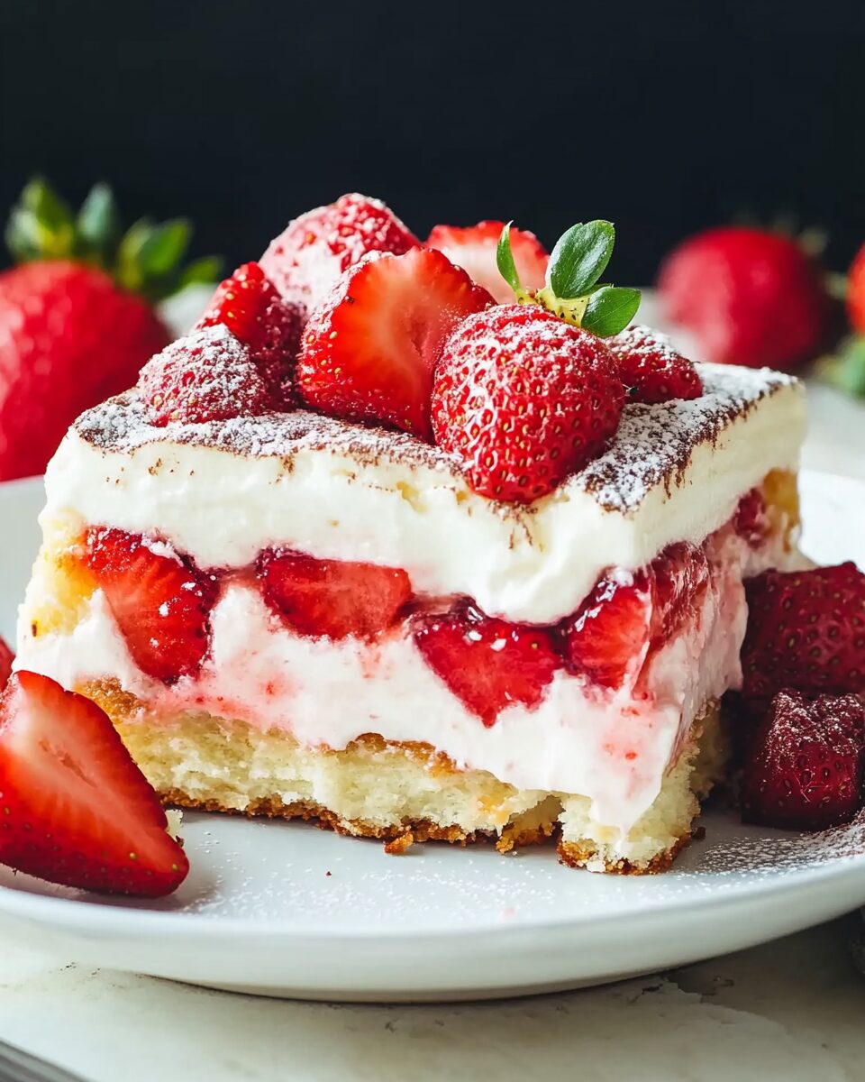 No Bake Strawberry Tiramisu Recipe