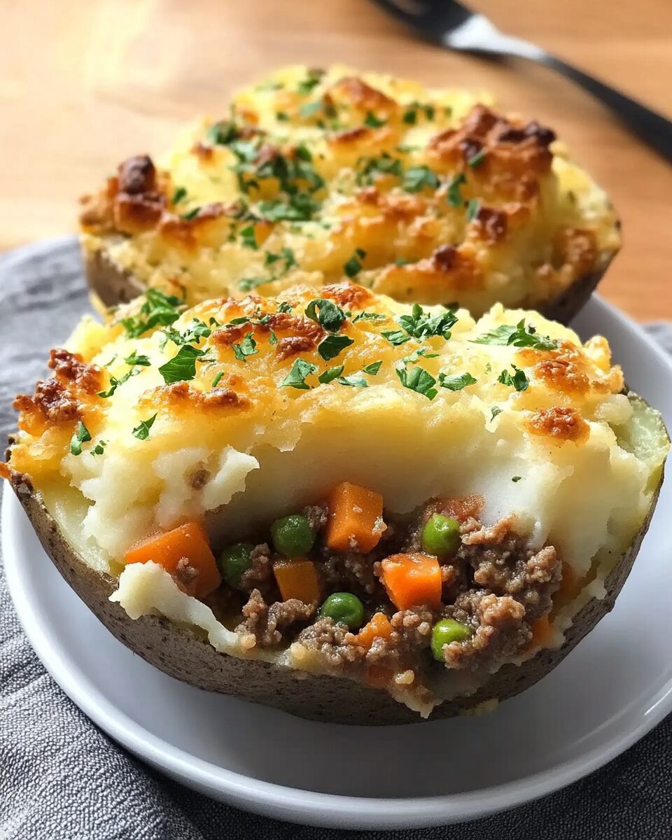 Shepherd’s Irish Pie Potato Skins