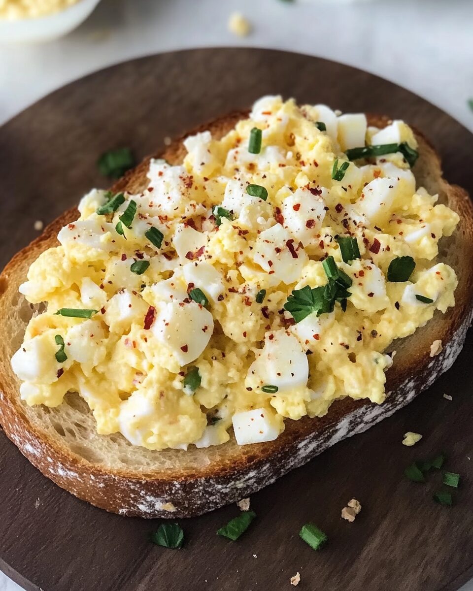 Creamy Egg Salad Toast