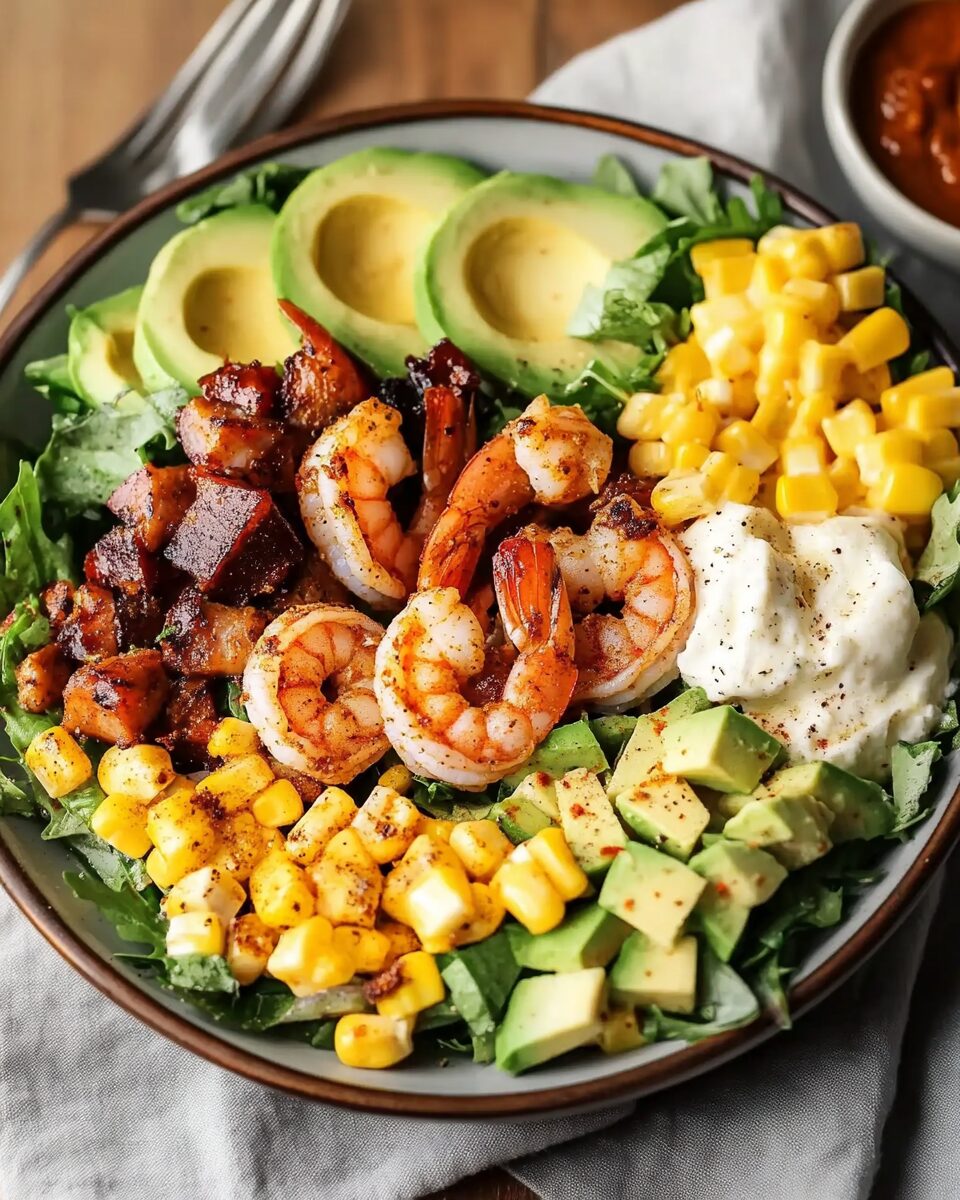 Cajun Shrimp Cobb Salad