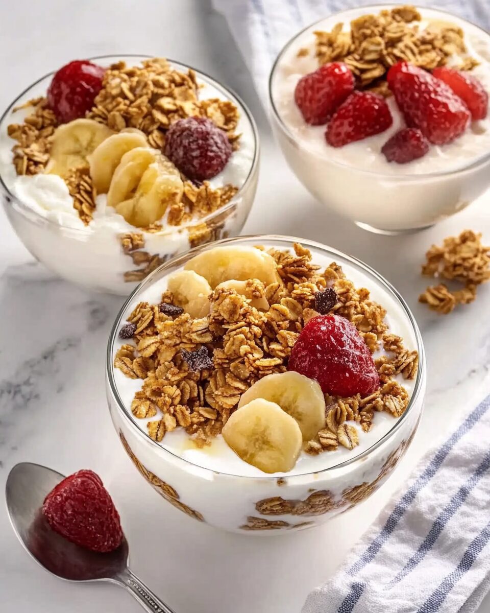 Easy Yogurt Granola Bowls