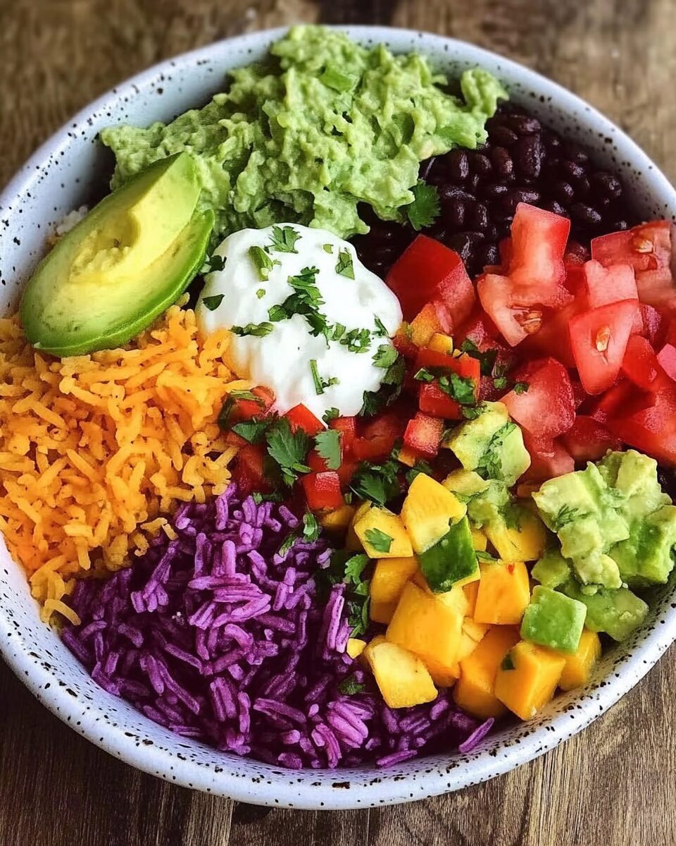 Healthy Veggie Burrito Bowl (Mexican Rice Bowl)