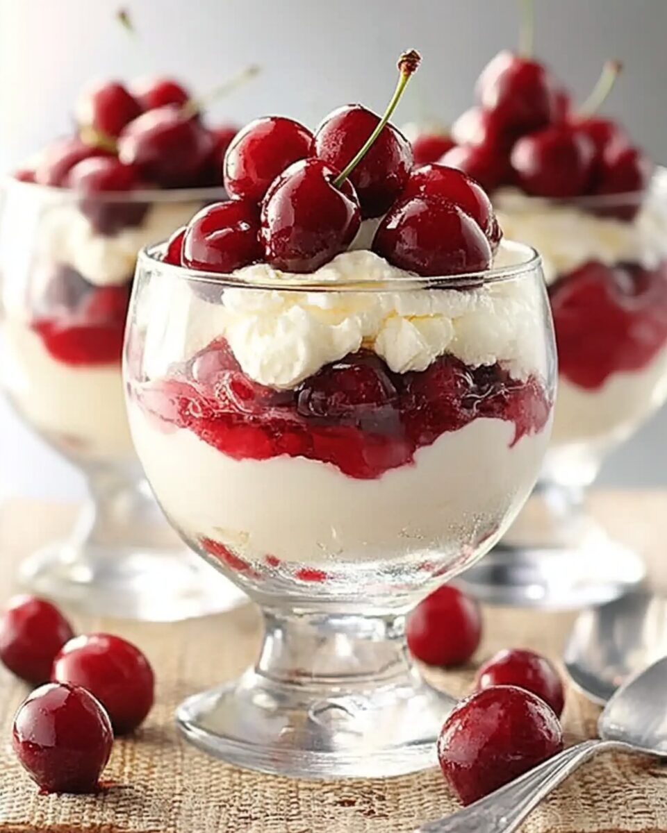 Easter Cherry Cream Cheese Dessert