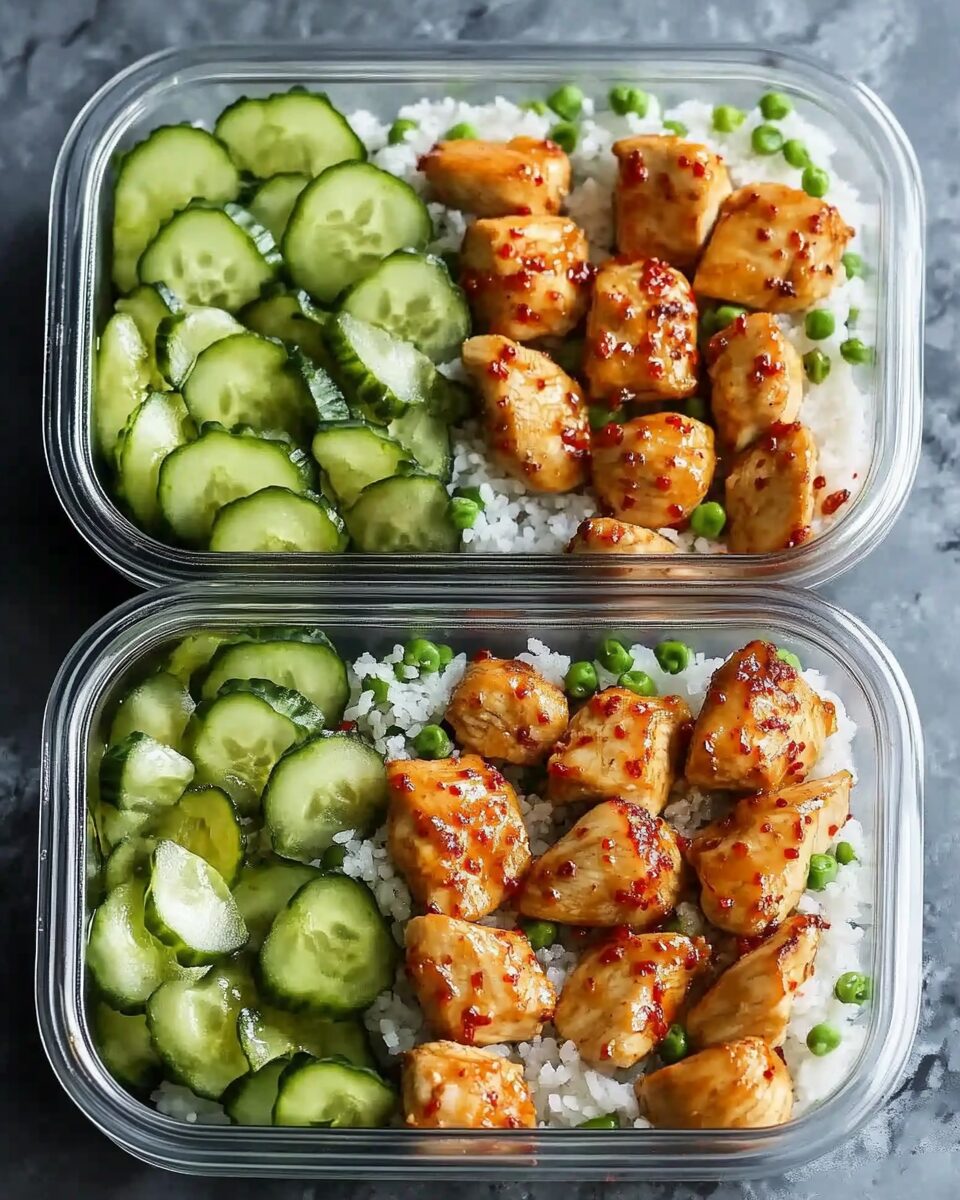 Healthier Firecracker Chicken Meal Prep Bowls