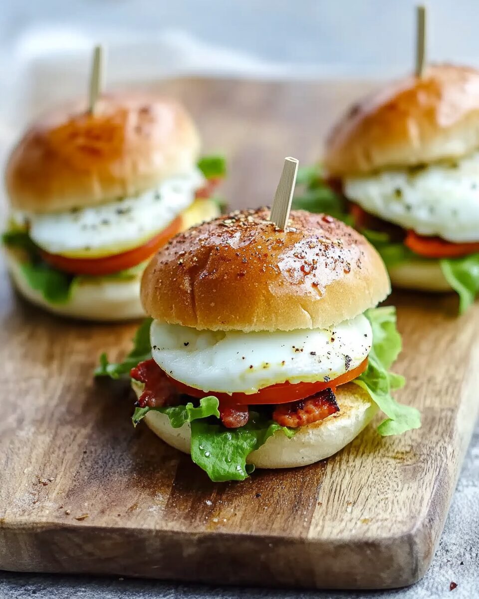 Easter BLT Egg Sliders