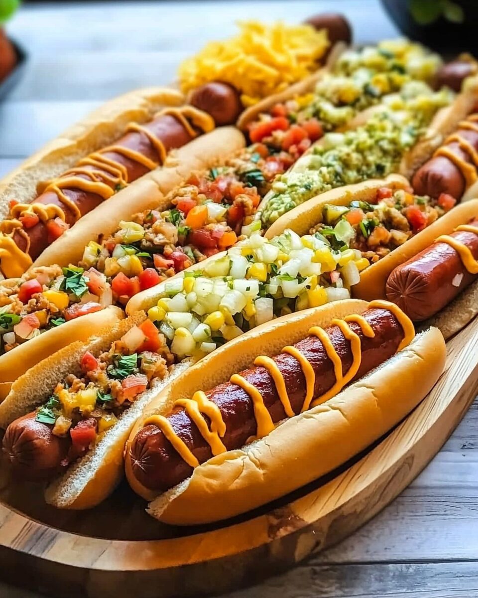 Epic Hot Dog Board for Twelve