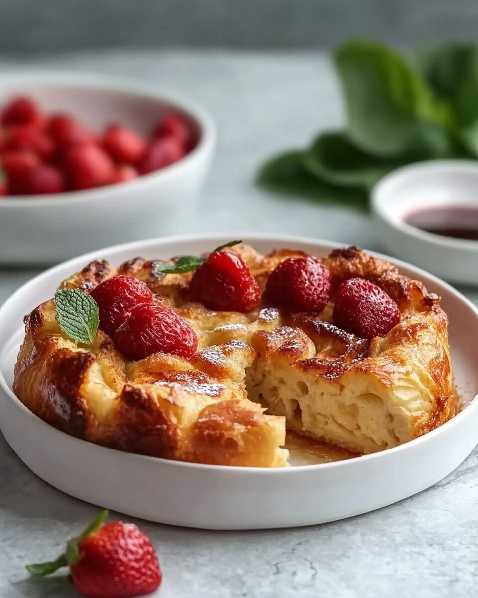The Best Croissant French Toast Bake EVER!