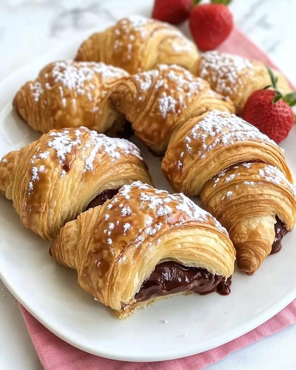 3-Ingredient Nutella Croissants