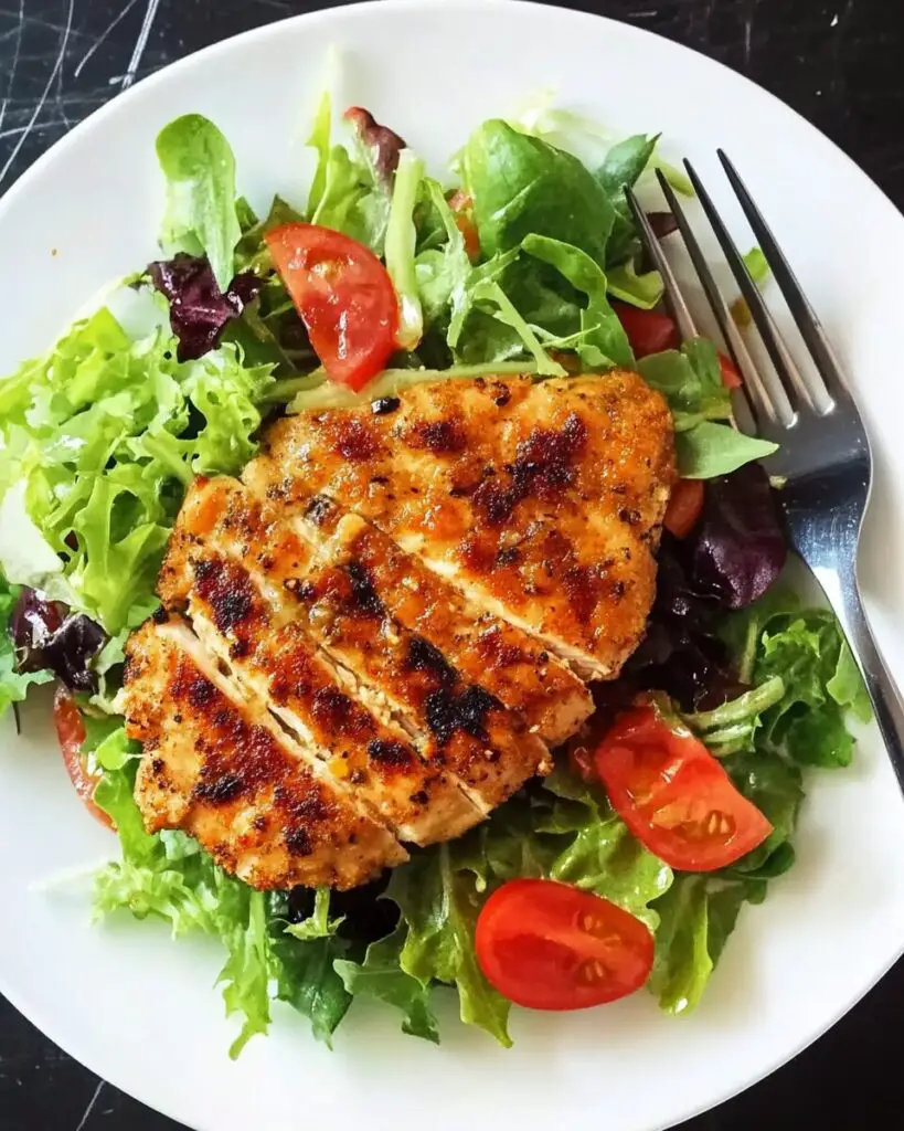 Chicken Milanese With Mesclun Salad