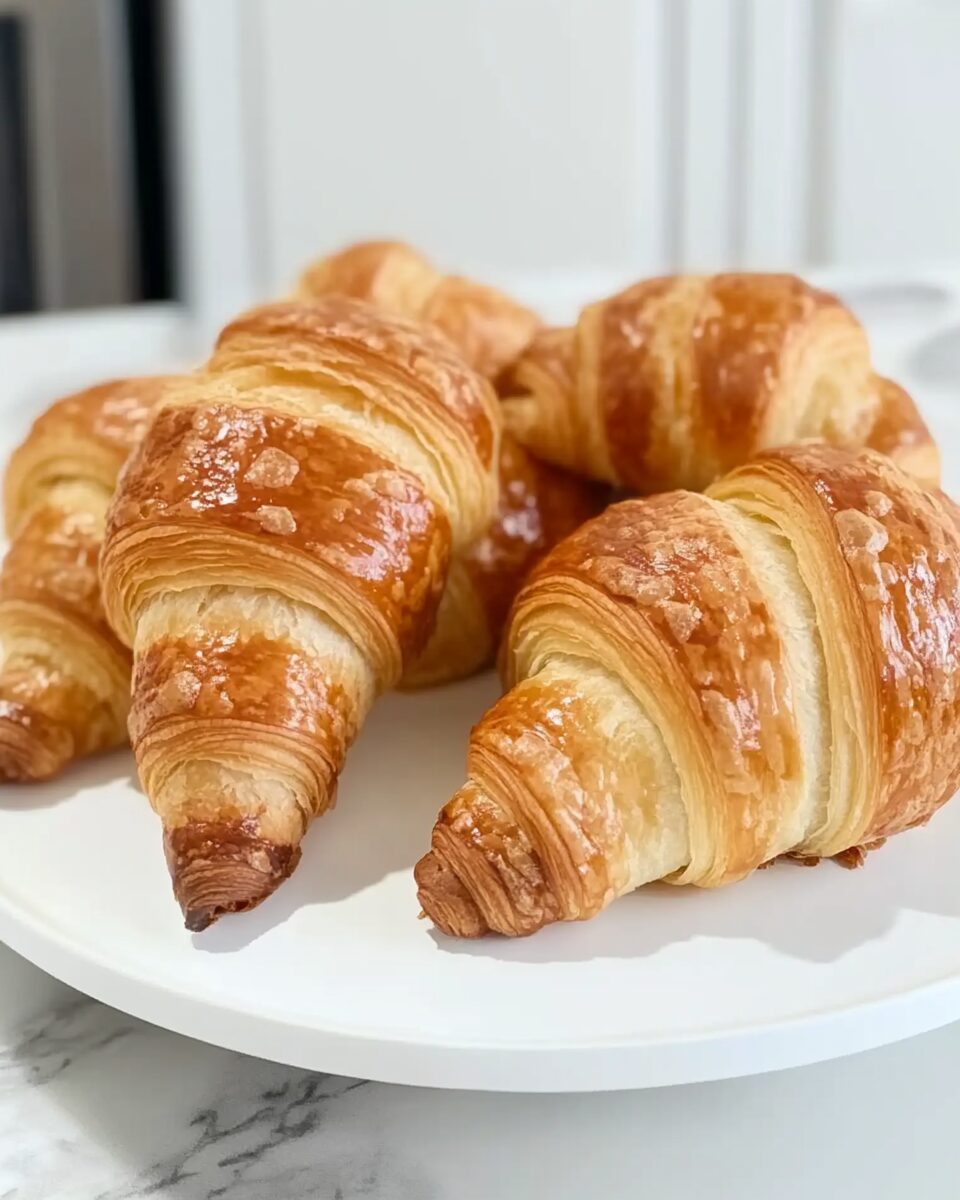 Homemade Flaky Croissants Recipe