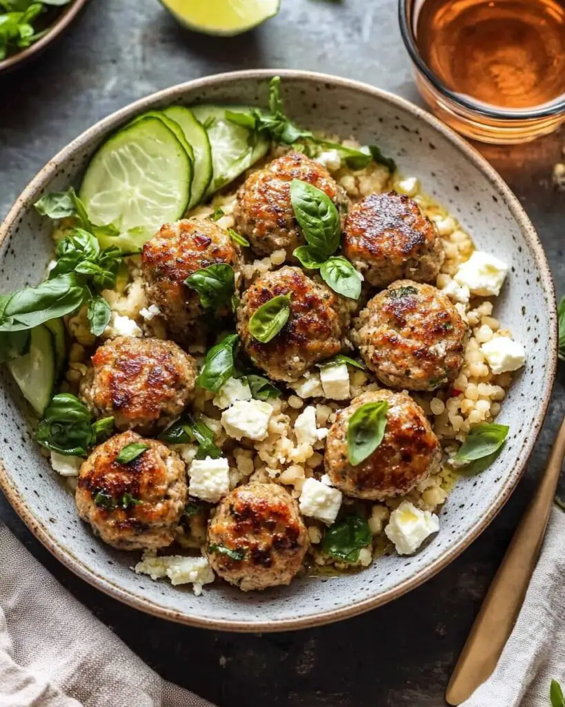 Turkey and Feta Meatballs