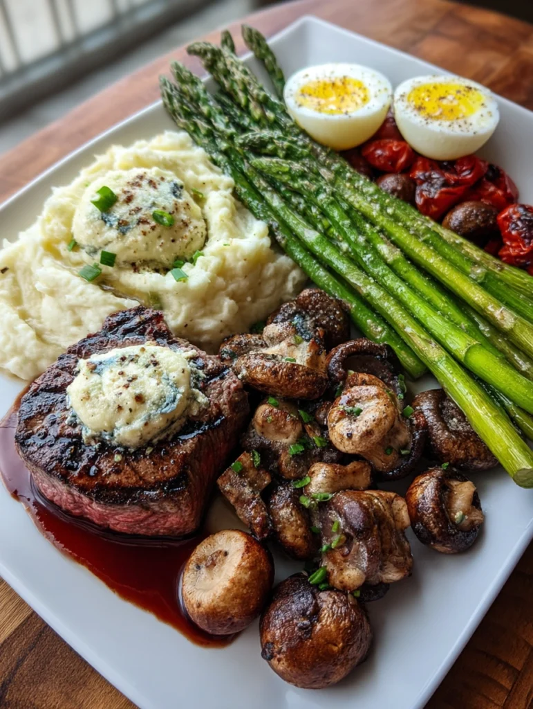 Elegant Garlic Butter Filet Mignon Dinner