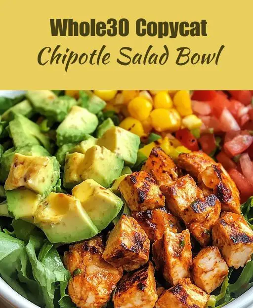 Whole30 Copycat Chipotle Salad Bowl