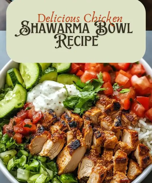 Delicious Chicken Shawarma Bowl Recipe