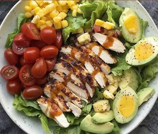 Low Carb Chicken Cobb Salad Low Carb Chicken Cobb Salad