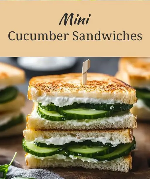 Mini Cucumber Sandwiches