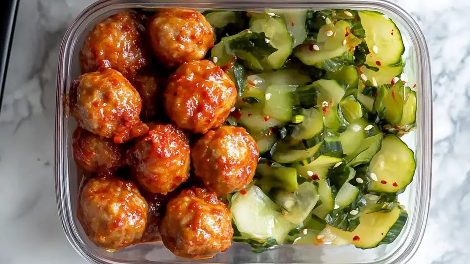 Korean Meatball Meal Prep