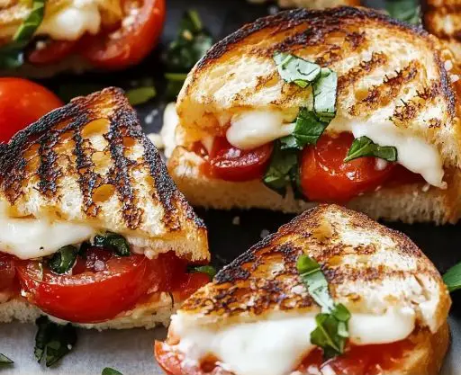 Bruschetta Grilled Cheese Sandwiches