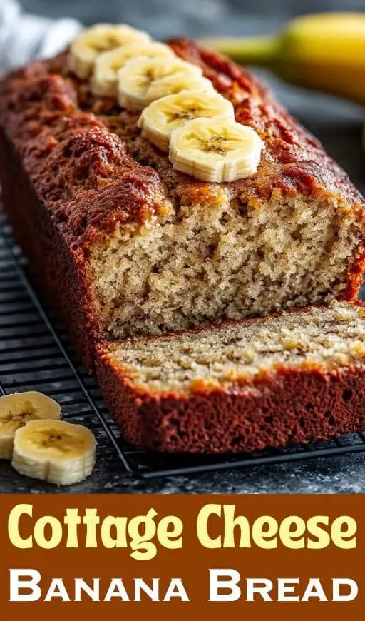 Cottage Cheese Banana Bread