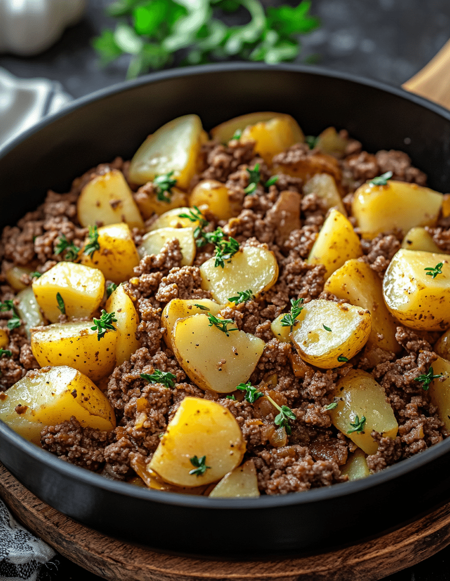 Ground Beef and Potatoes
