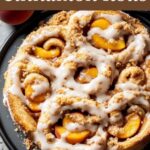 Peach Cobbler Cinnamon Rolls