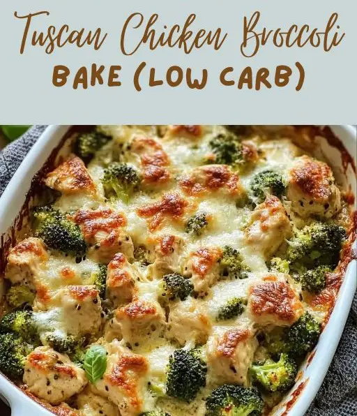 Tuscan Chicken Broccoli Bake