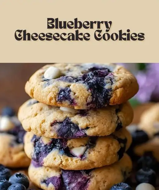 Blueberry Cheesecake Cookies