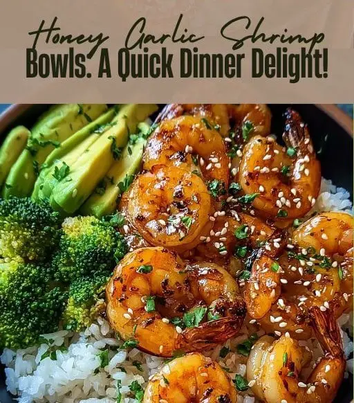 Honey Garlic Shrimp Bowls