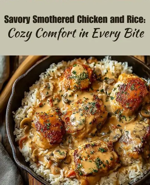 Savory Smothered Chicken and Rice