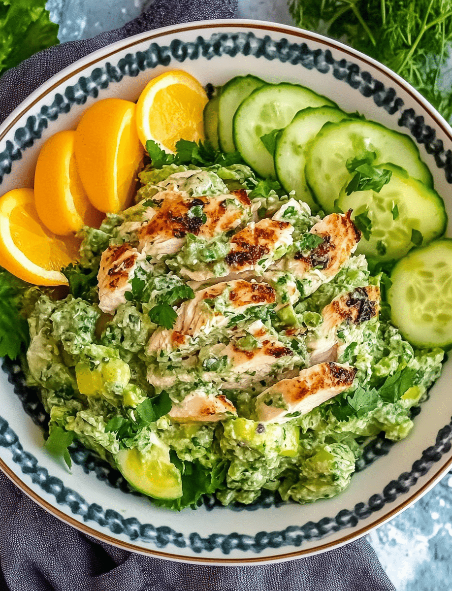 Green Goddess Chicken Salad
