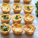 Mini Quiche Bites with Phyllo Crust