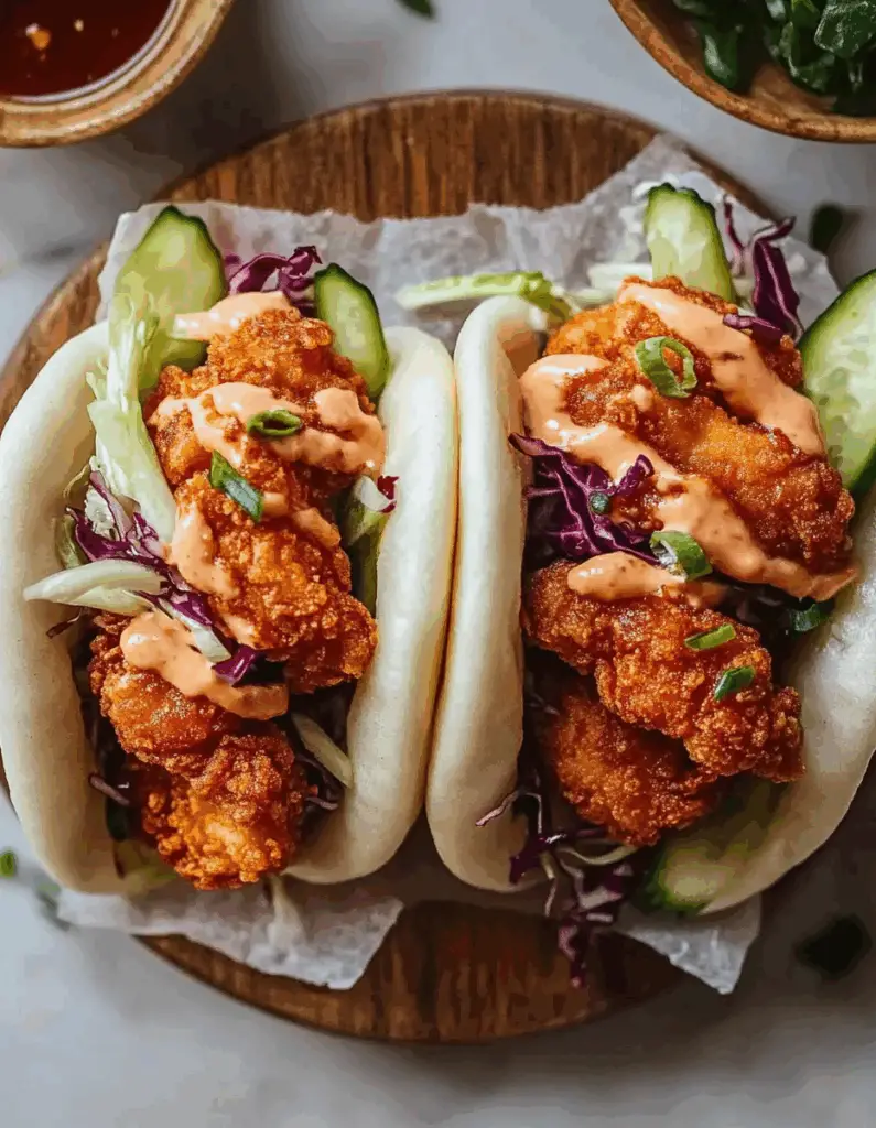 California Love Fried Chicken Bao